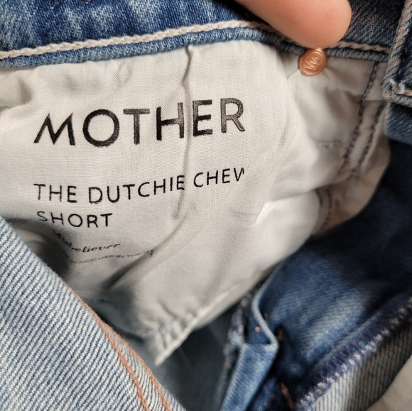 Mother Embroidered Dutchie Chew Shorts - Picture 4 of 8